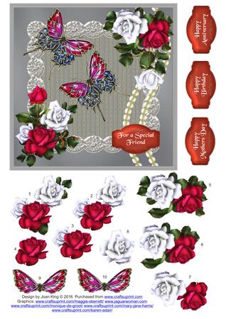 Glass Butterflies by Lady Rosemary Warboys