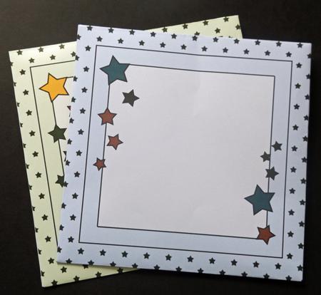 7 x 7 Inch Stars Envelope Kit by Lady Rosemary Warboys