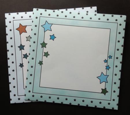 7 x 7 Inch Stars Envelope Kit by Lady Rosemary Warboys