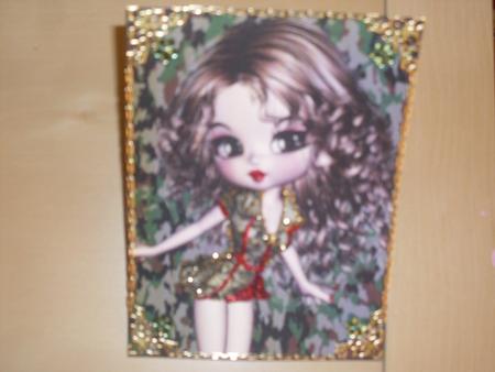 Forces Sweetheart Easel Card by JOANNA HOGGER