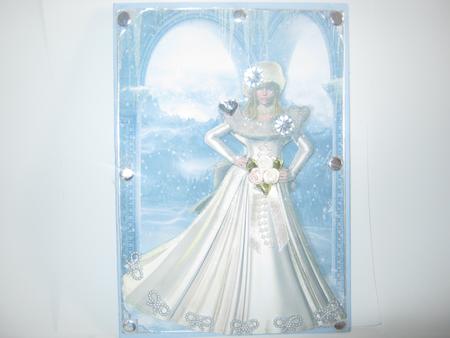 Winter Winter Bride Card Front by JOANNA HOGGER