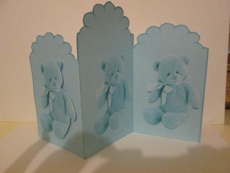 Blue Bears 3 Fold by JOANNA HOGGER