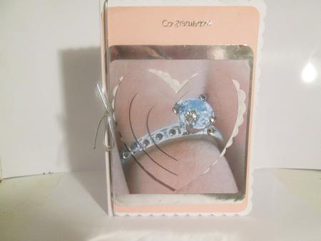 Diamond Ring Heart Shaped Pyramid by JOANNA HOGGER