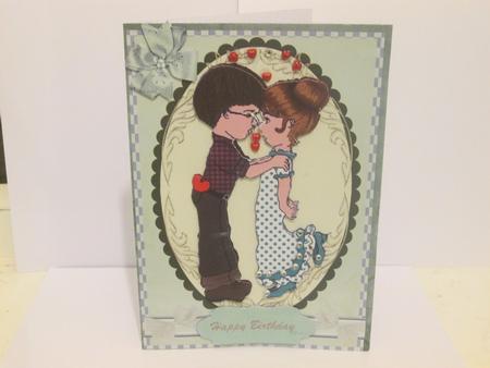Young Loves First Kiss by JOANNA HOGGER