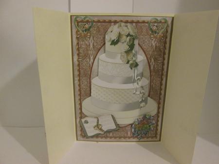 Lovely Wedding Cake in Cream by JOANNA HOGGER