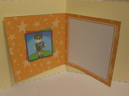 Jaz's Boom Box Matching Square Insert by JOANNA HOGGER