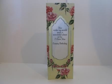 Tower Card - Apricot Roses by JOANNA HOGGER