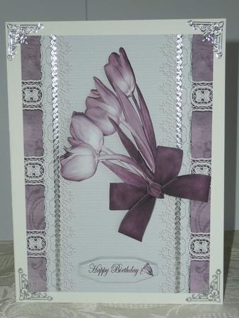 Tulips Decoupage by Joanne Brangham