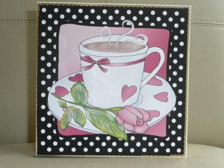 Time for Tea - Scalloped Corner Stacker by Joanne Brangham