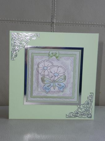 Fluttery Butterfly  - Pyramage sheet by Joanne Brangham