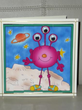 Aliens Circular Side Stacker by Joanne Brangham