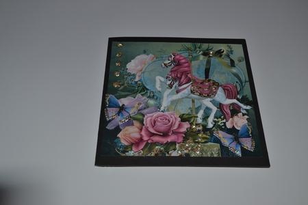 Carnival Rose Topper with Decoupage by Joanne Kelly