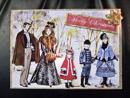 Victorian Family Winter Scene #2 Featured Gallery Photo