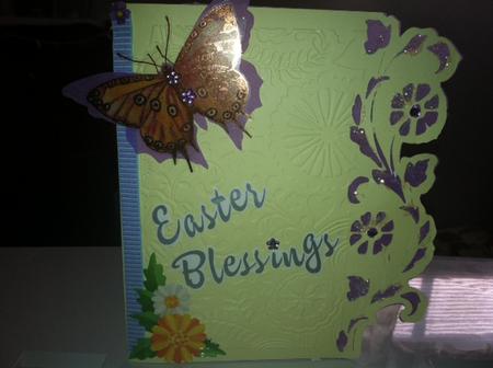 Border Edge Card 19 with Butterfly by Joanne Orbash