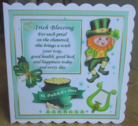 St Patricks day blessing 2 by Johanna Lambert