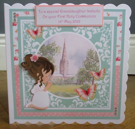 First Holy Communion Girls bumper kit - Decoupage & Inserts by Johanna Lambert