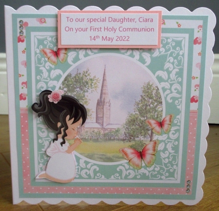 First Holy Communion Girls bumper kit - Decoupage & Inserts by Johanna Lambert