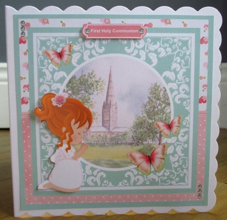 First Holy Communion Girls bumper kit - Decoupage & Inserts by Johanna Lambert