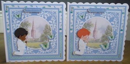 First Holy Communion Boys bumper kit - Decoupage & Inserts by Johanna Lambert