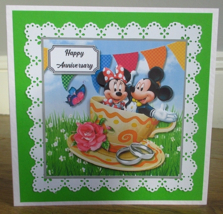 Mickey and Minnie Anniversary by Johanna Lambert