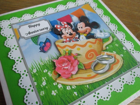 Mickey and Minnie Anniversary by Johanna Lambert