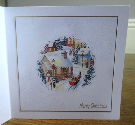 Christmas Seasons Greetings Insert 4 by Johanna Lambert