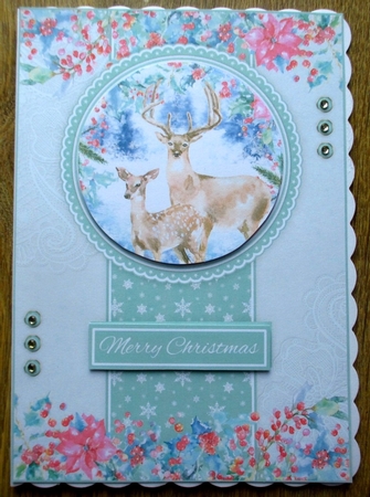 A5 Wild Deer Quick Card by Johanna Lambert
