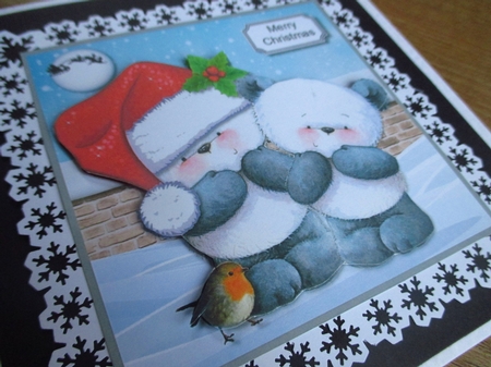 Christmas Pandas by Johanna Lambert