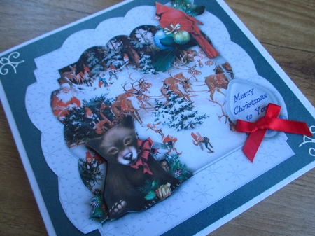 Little Christmas Bird - Santas Pit Stop by Johanna Lambert