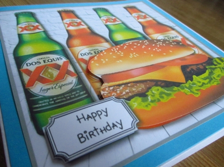 Burger and Beer Birthday by Johanna Lambert