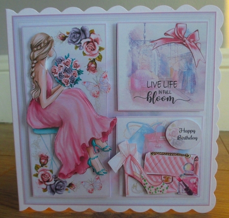 Fashionably Floral Mini Page Kit  by Johanna Lambert