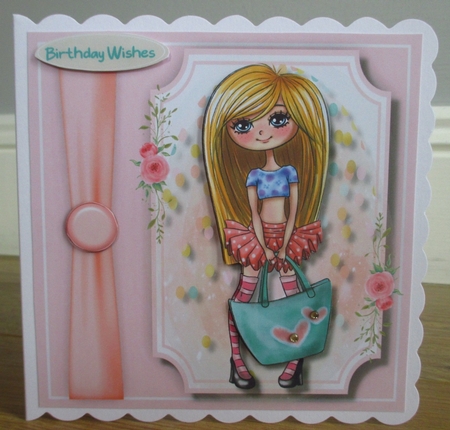 Beautiful Birthday Girl 1 by Johanna Lambert