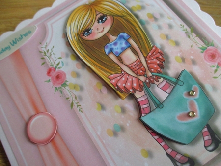 Beautiful Birthday Girl 1 by Johanna Lambert