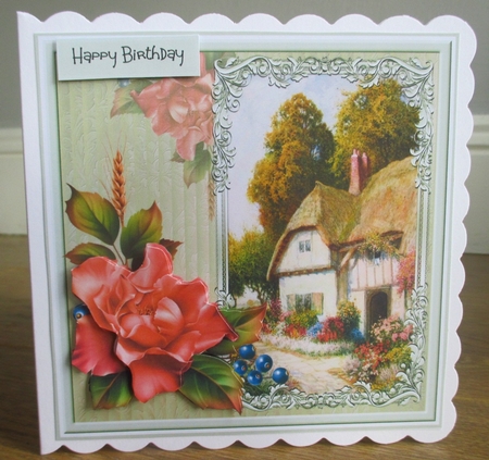Country cottage 7x7 by Johanna Lambert