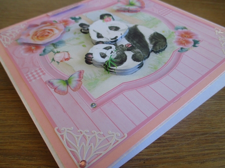Mothers Day / Birthday - Pandas Mini Kit & Decoupage by Johanna Lambert