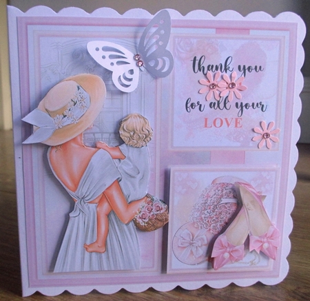 Thank You Mom Mini Page Kit  by Johanna Lambert