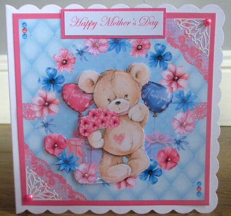 Bear Hugs Decoupage Mini Kit by Johanna Lambert