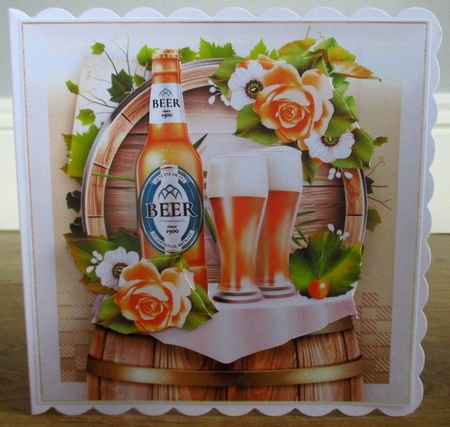 Bumper Kit Male Vintage Cards 3 Celebration Drinks by Johanna Lambert