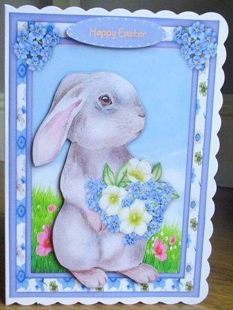 A5 , Easter Bunnys Bouquet  by Johanna Lambert