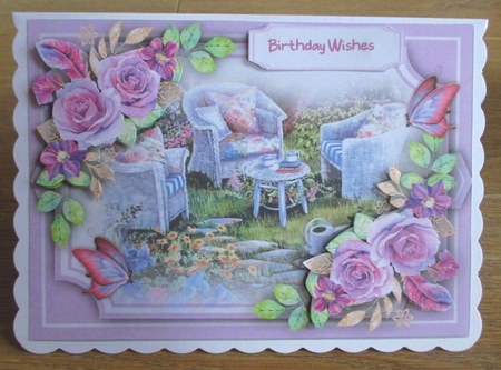 4, A5 , Cards , Serenity in the Garden by Johanna Lambert