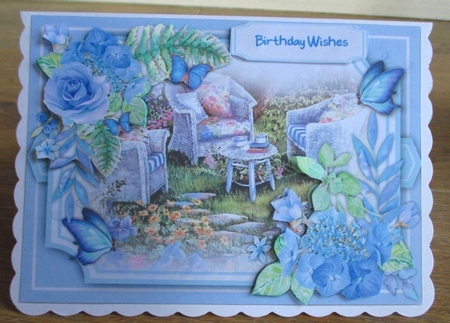 4, A5 , Cards , Serenity in the Garden by Johanna Lambert