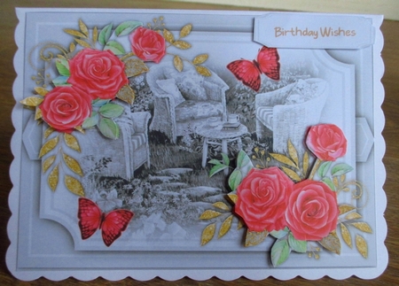 4, A5 , Cards , Serenity in the Garden by Johanna Lambert