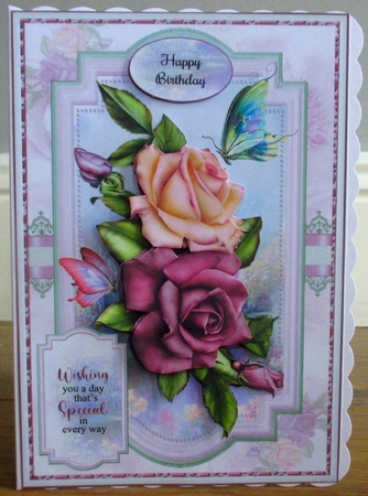 Heritage Roses Mini Page Kit  by Johanna Lambert