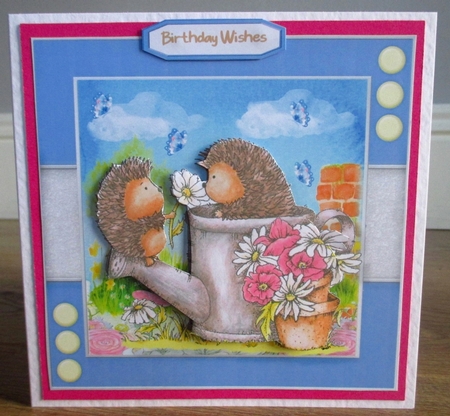 Hedgehogs Popsy Daisy by Johanna Lambert