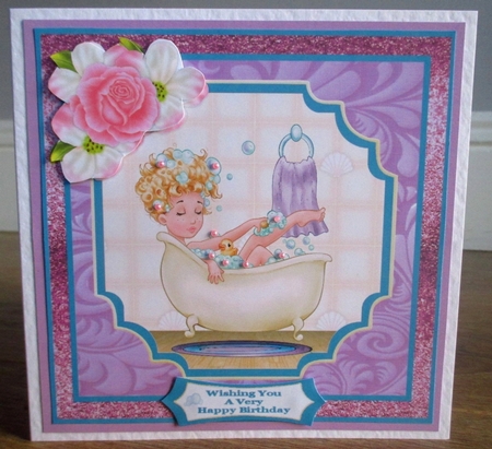 A Relaxing Bath - 7x7 Mini Kit by Johanna Lambert