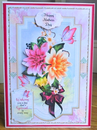 Dahlia Bouquet Mini Page Kit by Johanna Lambert