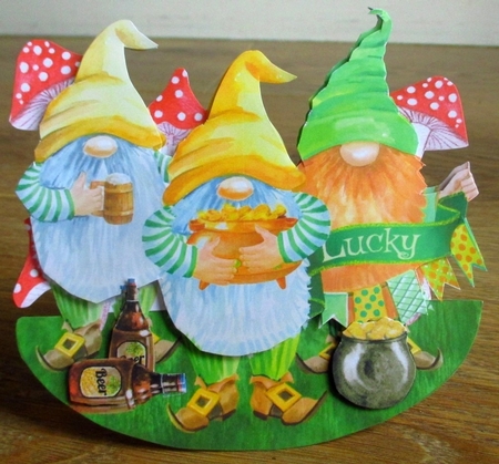 Gnome Shenanigans Here #4 Rocker Card Kit by Johanna Lambert