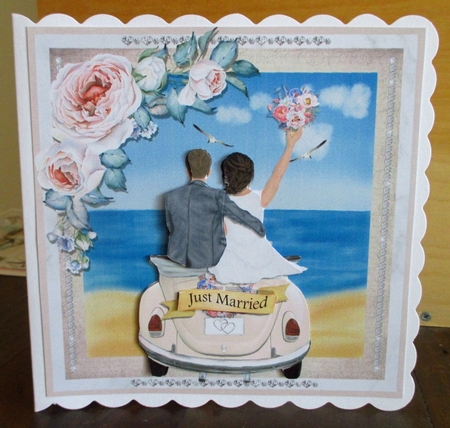 BEACH WEDDING ROSES by Johanna Lambert