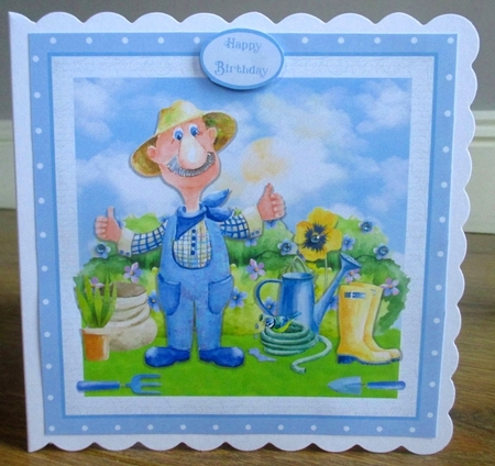 MR GARDENER QUICK CARD by Johanna Lambert