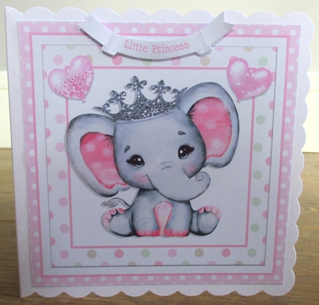 LITTLE PRINCESS QUICK CARD by Johanna Lambert